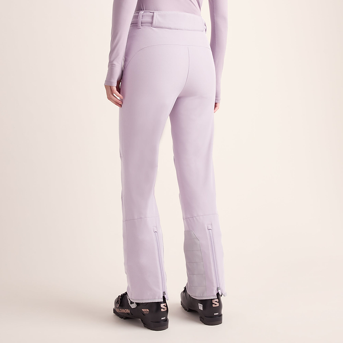 Annecy Womens Softshell Salopettes - Lavender Grey