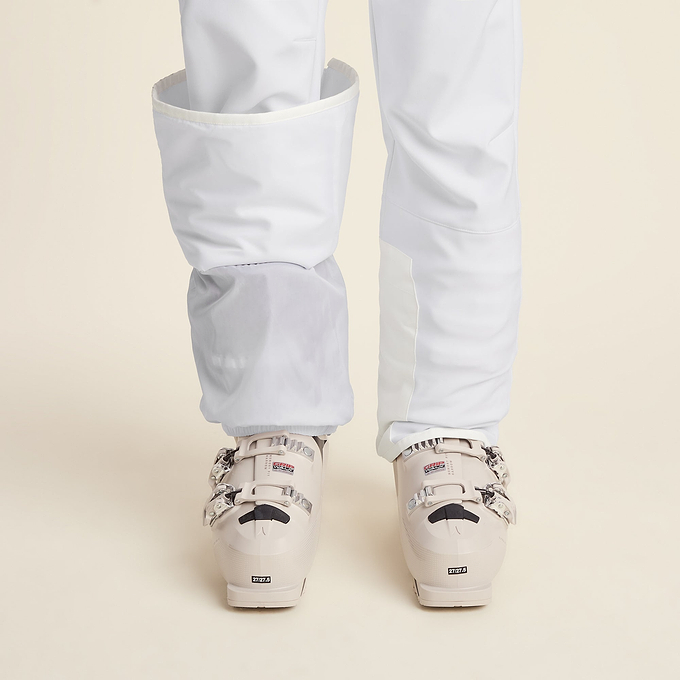 Annecy Womens Softshell Salopettes - Optic White