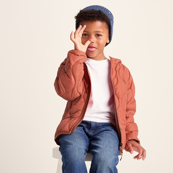 Arbor Kids Shower Resistant Padded Jacket - Canyon Orange
