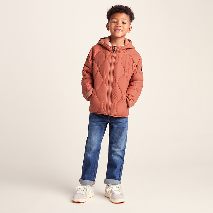 Arbor Kids Shower Resistant Padded Jacket - Canyon Orange