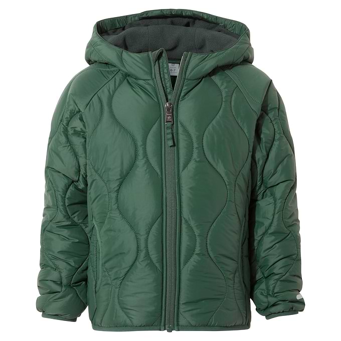 Arbor Kids Shower Resistant Padded Jacket - Dark Fern