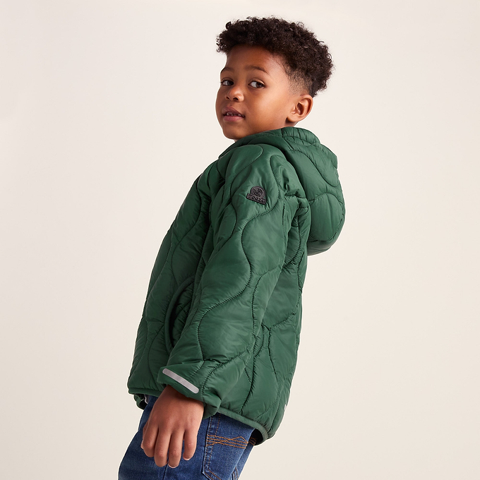 Arbor Kids Shower Resistant Padded Jacket - Dark Fern