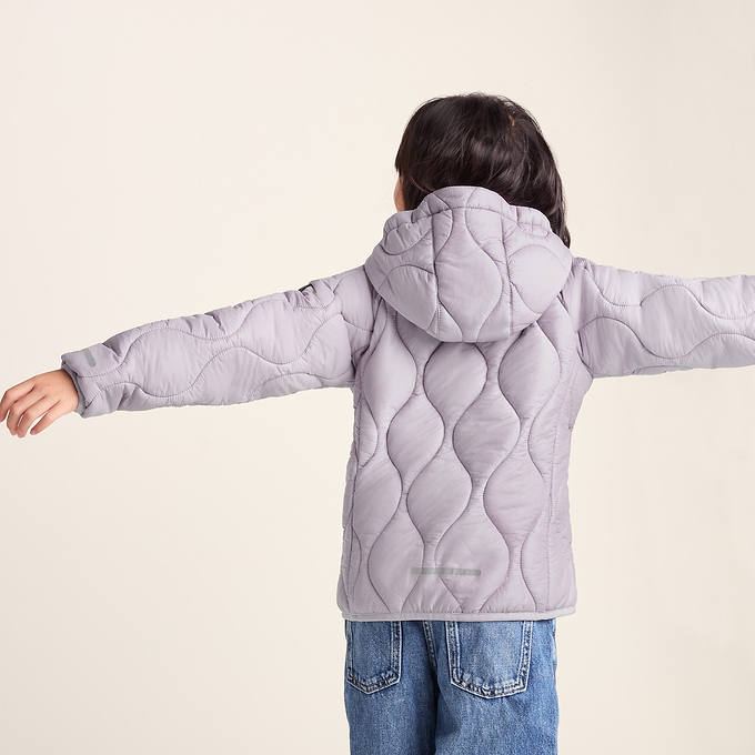 Arbor Kids Shower Resistant Padded Jacket - Lavender Grey