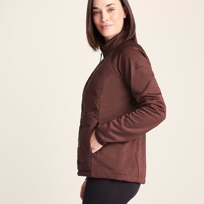 Women's Raspberry Jacket Arna Womens Lightweight Insulated Hybrid Jacket - Raspberry – TOG24