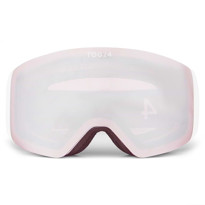 Arosa Goggles - Matt White/Vermillion