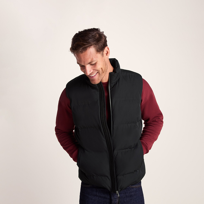 Arton Mens Shower and Wind Resistant Insulated Gilet - Black