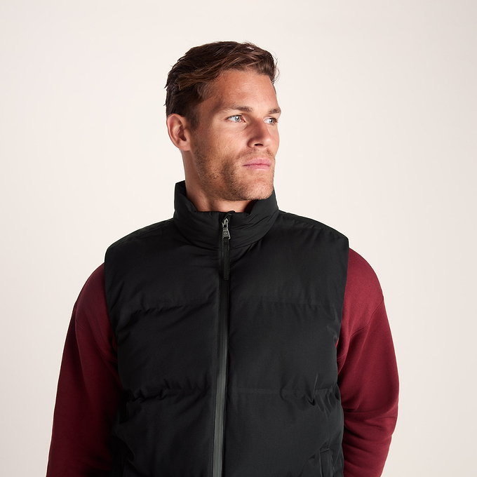 Arton Mens Shower and Wind Resistant Insulated Gilet - Black