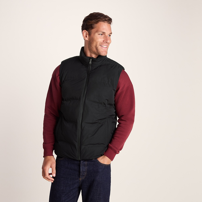 Arton Mens Shower and Wind Resistant Insulated Gilet - Black