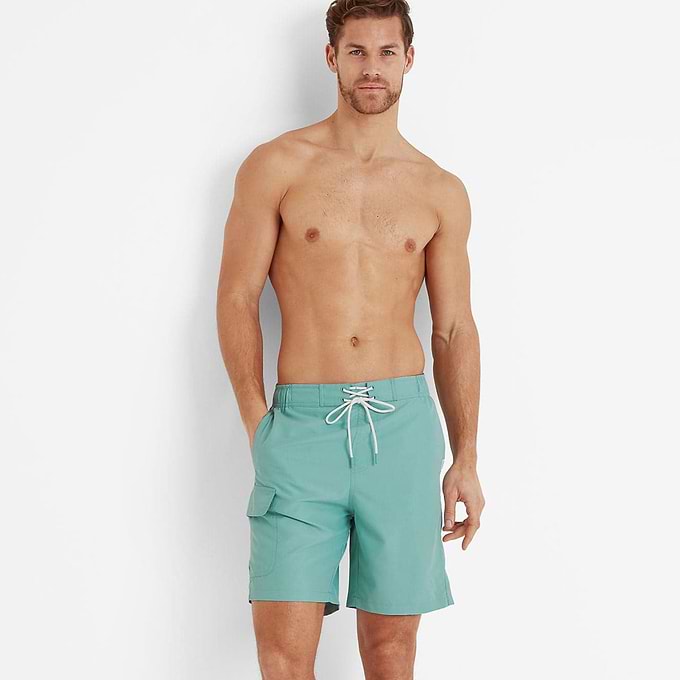 Aslan Mens Swimshorts - Muted Teal