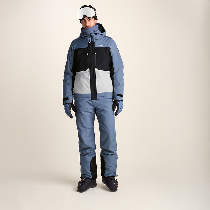 Avoriaz Mens Performance Waterproof Insulated Ski Jacket - Smokey Blue