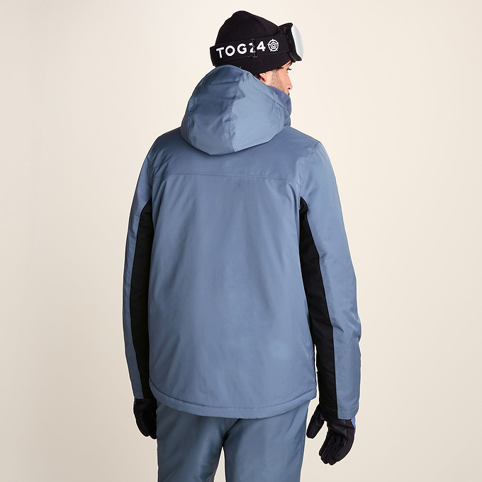 Avoriaz Mens Performance Waterproof Insulated Ski Jacket - Smokey Blue