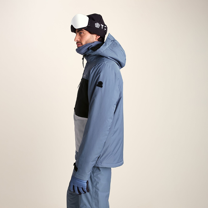 Avoriaz Mens Performance Waterproof Insulated Ski Jacket - Smokey Blue