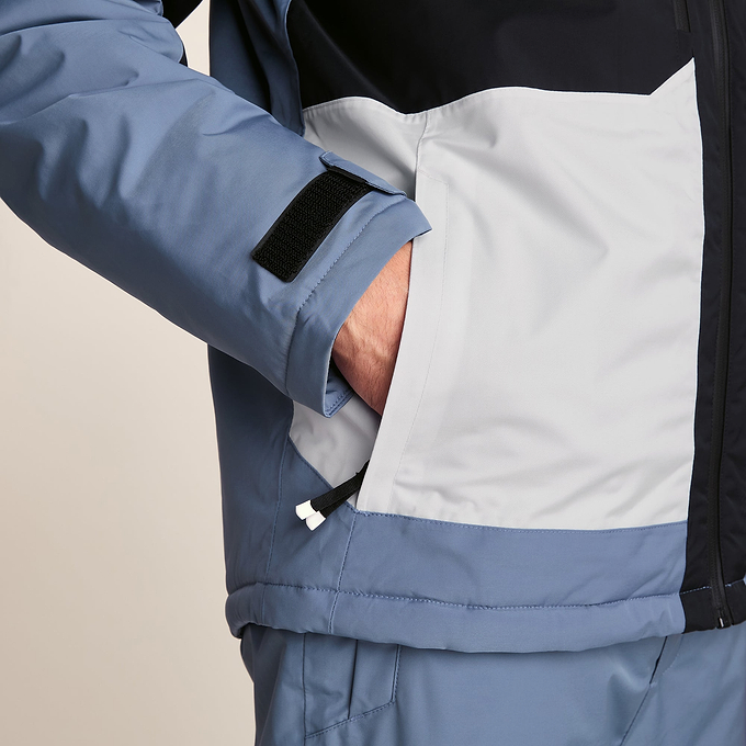 Avoriaz Mens Performance Waterproof Insulated Ski Jacket - Smokey Blue
