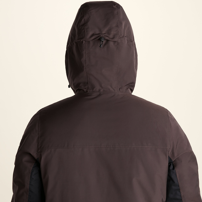 Avoriaz Mens Performance Waterproof Insulated Ski Jacket - Chocolate Brown