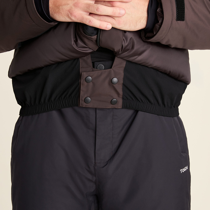 Avoriaz Mens Performance Waterproof Insulated Ski Jacket - Chocolate Brown
