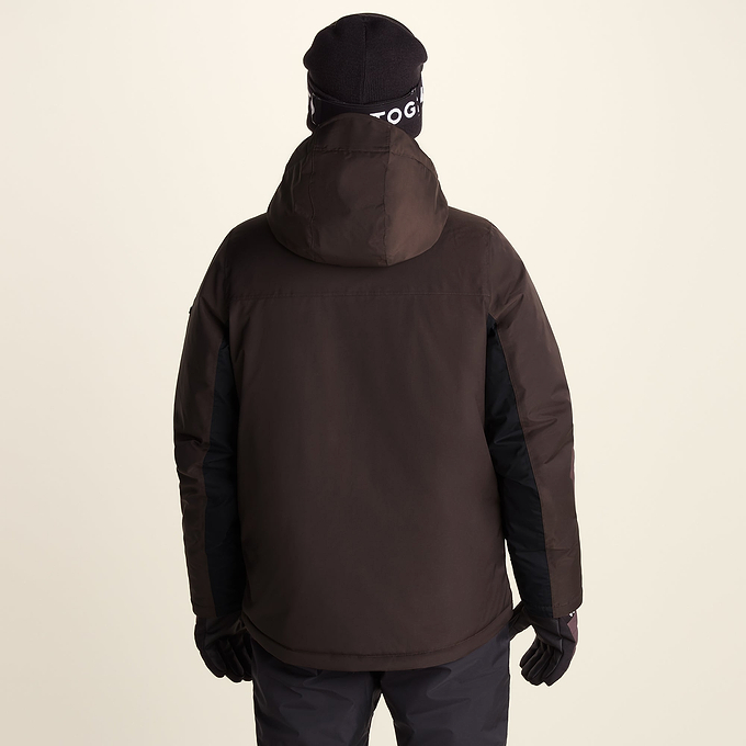 Avoriaz Mens Performance Waterproof Insulated Ski Jacket - Chocolate Brown