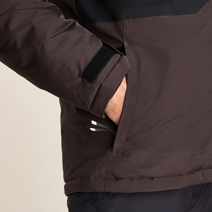 Avoriaz Mens Performance Waterproof Insulated Ski Jacket - Chocolate Brown
