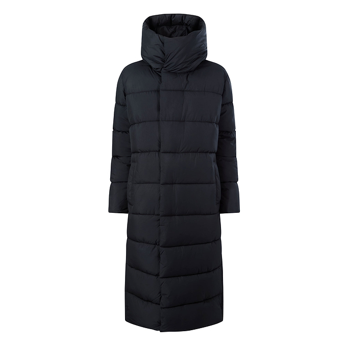 Bartlett Womens Longline Insulated Padded Coat - Black