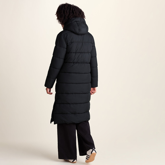 Bartlett Womens Longline Insulated Padded Coat - Black