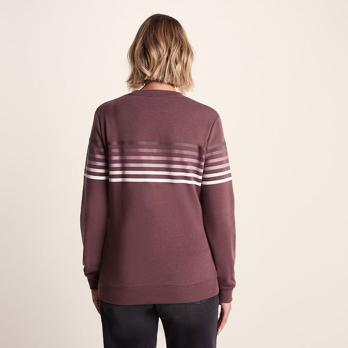 Bayman Womens Supersoft Sweat - Dark Mauve