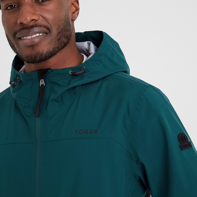 Bowston Mens Performance Waterproof Jacket - Petrol Green