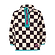 Woolly/Black Checkerboard