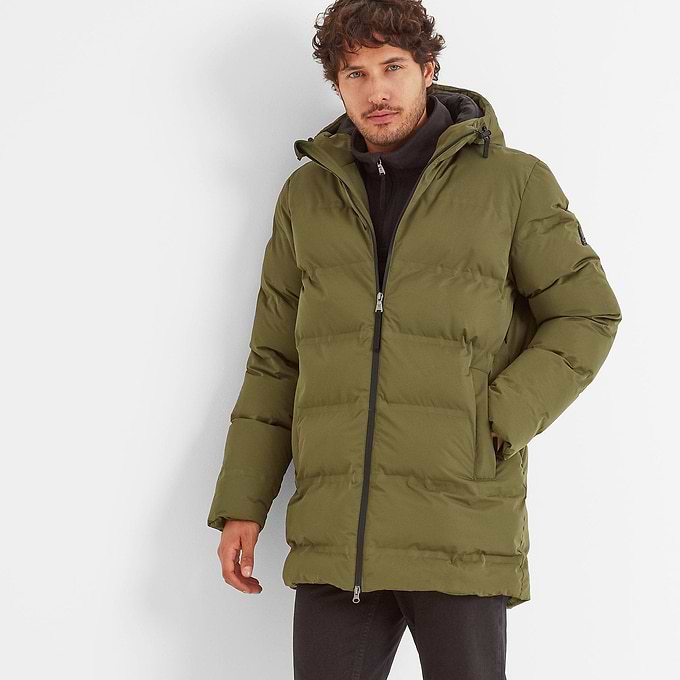 Brinkley Mens Parka - Khaki