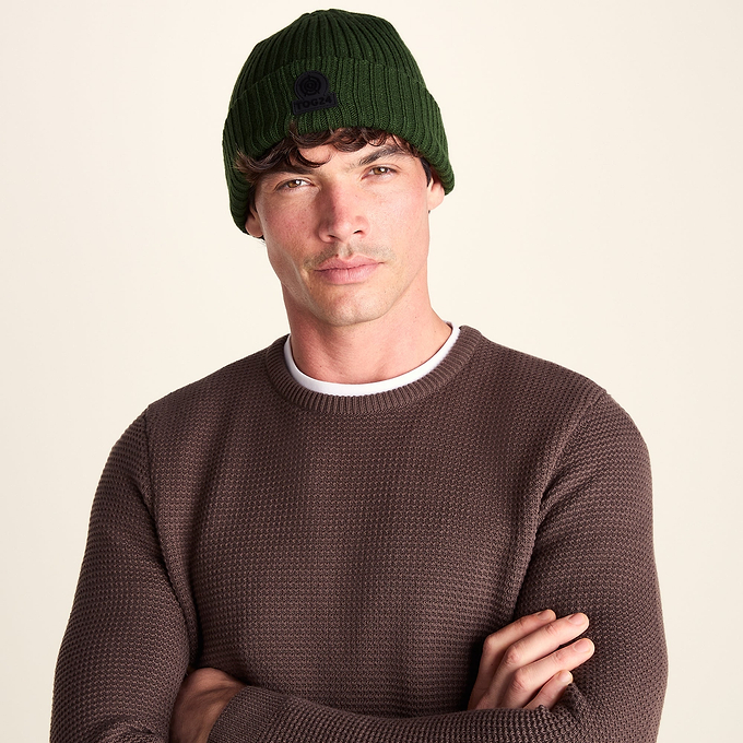 Burke Knit Hat - Leaf Green