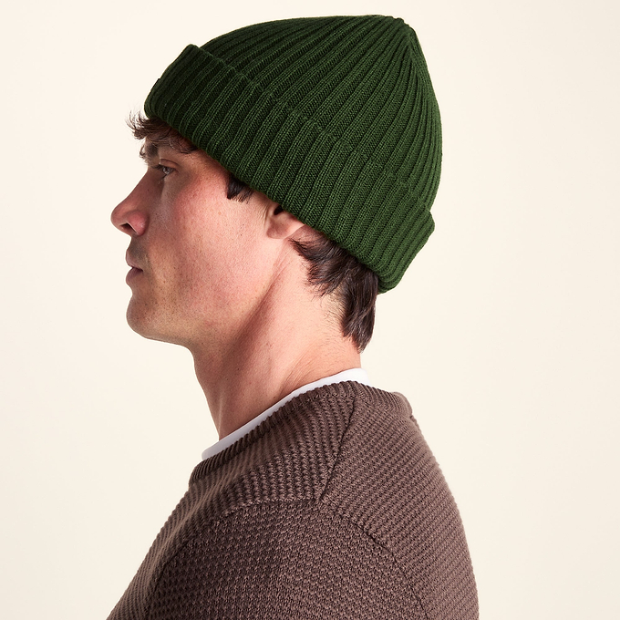 Burke Knit Hat - Leaf Green