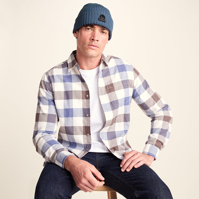 Burke Knit Hat - Smokey Blue