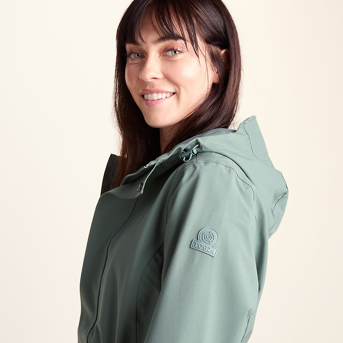 Burradon Womens Waterproof Jacket - Light Forest