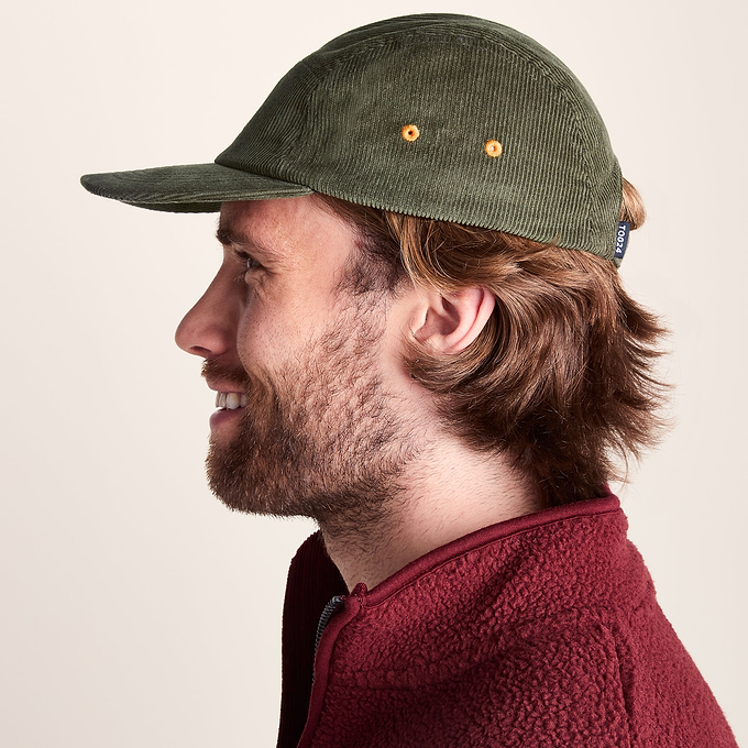 Calderwood Corduroy Cap - Leaf Green