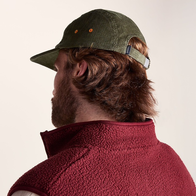 Calderwood Corduroy Cap - Leaf Green