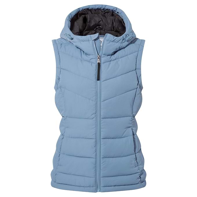 Calvo Womens Padded Gilet - Misty Blue