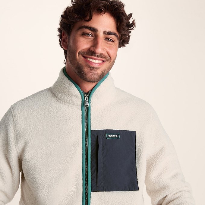 Cameron Mens Sherpa Fleece - Warm Cloud