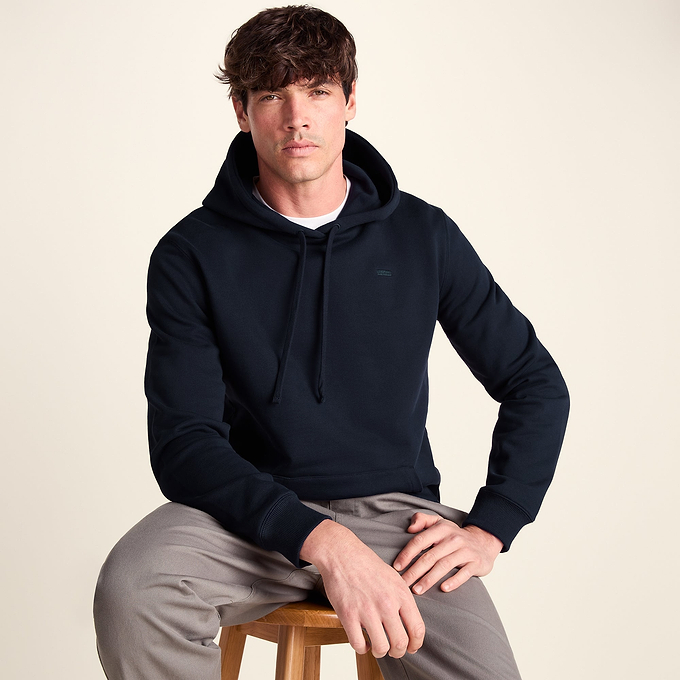 Carlton Mens Oversized Heavyweight 100% Cotton Hoody - Deepest Blue