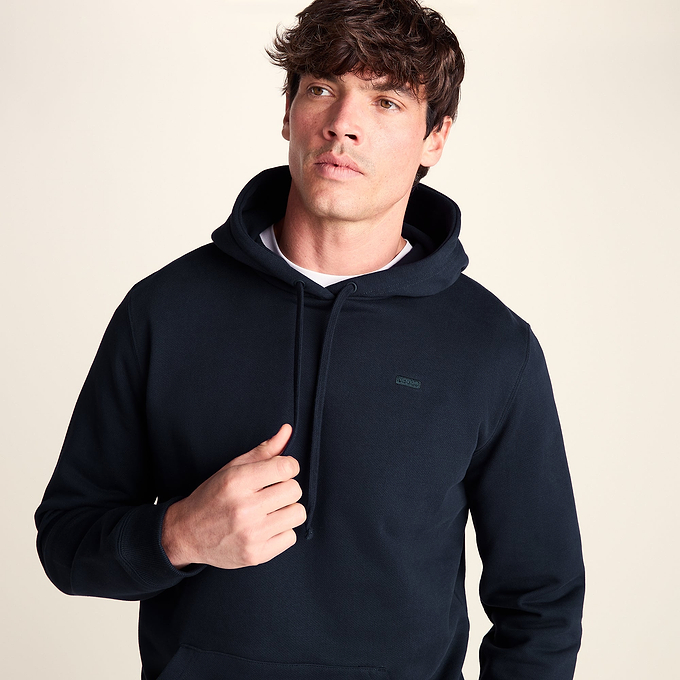 Carlton Mens Oversized Heavyweight 100% Cotton Hoody - Deepest Blue