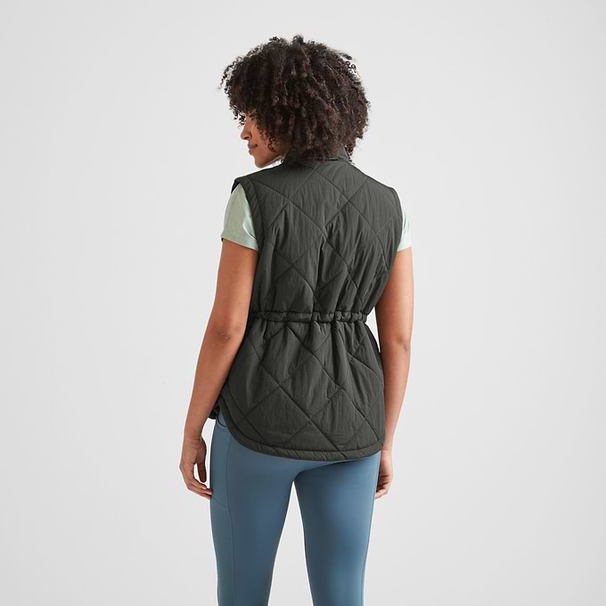Cassly Womens Insulated Gilet - Washed Black