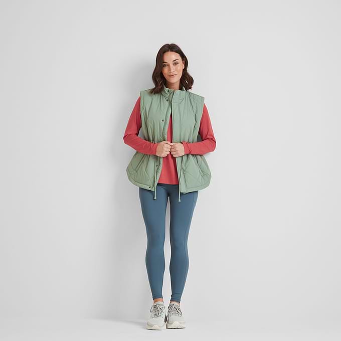 Cassly Womens Insulated Gilet - Pistachio