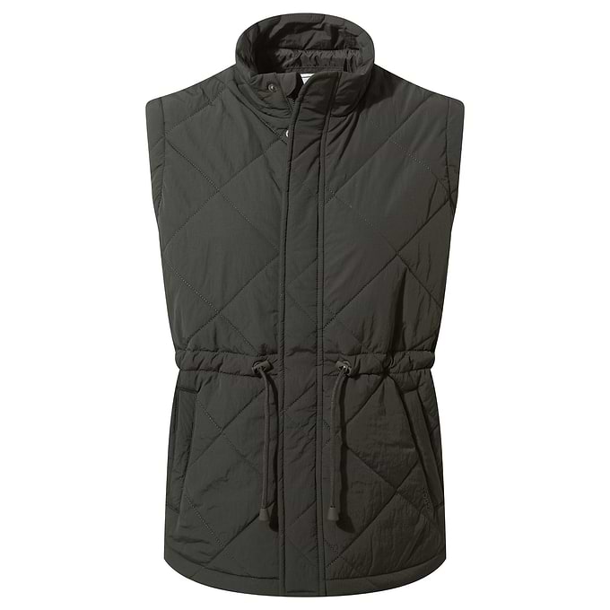 Cassly Womens Insulated Gilet - Washed Black