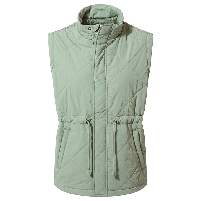Cassly Womens Insulated Gilet - Pistachio