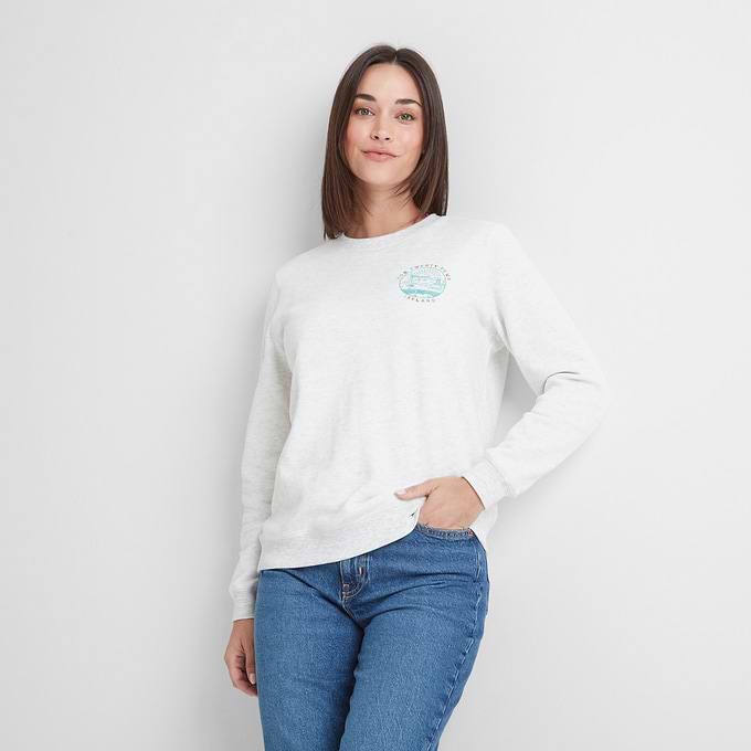 Castle Womens Supersoft Sweatshirt - Ice Grey Marl