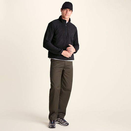 Charlton Mens Printed Midweight Microfleece Half Zip - Terrain Print