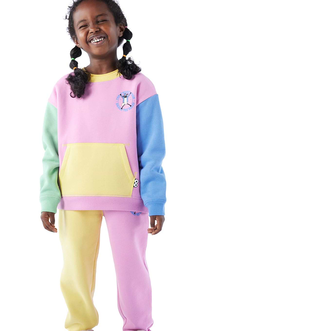 Cheviot Kids Shaun the Sheep Sweat - Piglet Pink