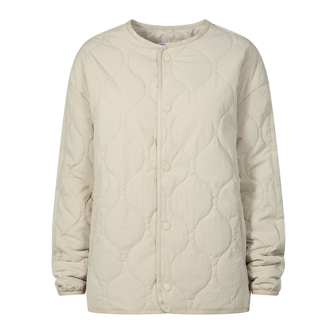 Cleadon Womens Relaxed Fit Shower Resistant Lightweight Insulated Jacket - Cool Beige