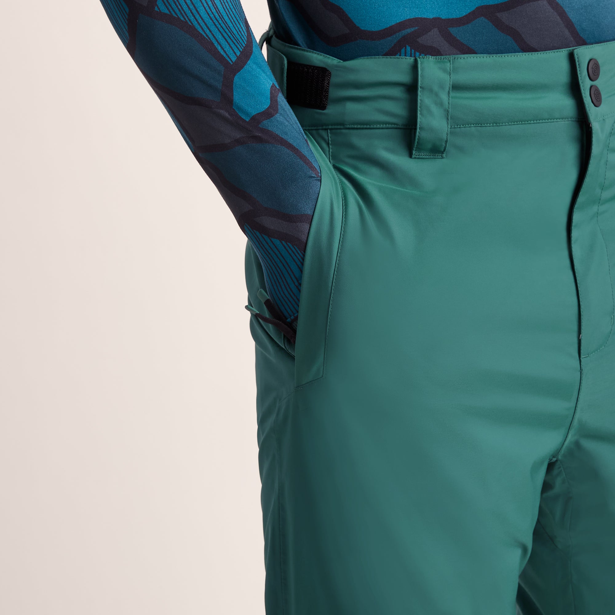 Clusaz Mens Waterproof Insulated Salopettes - Dark Turquoise – TOG24
