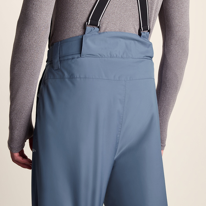 Clusaz Mens Waterproof Insulated Salopettes - Smokey Blue