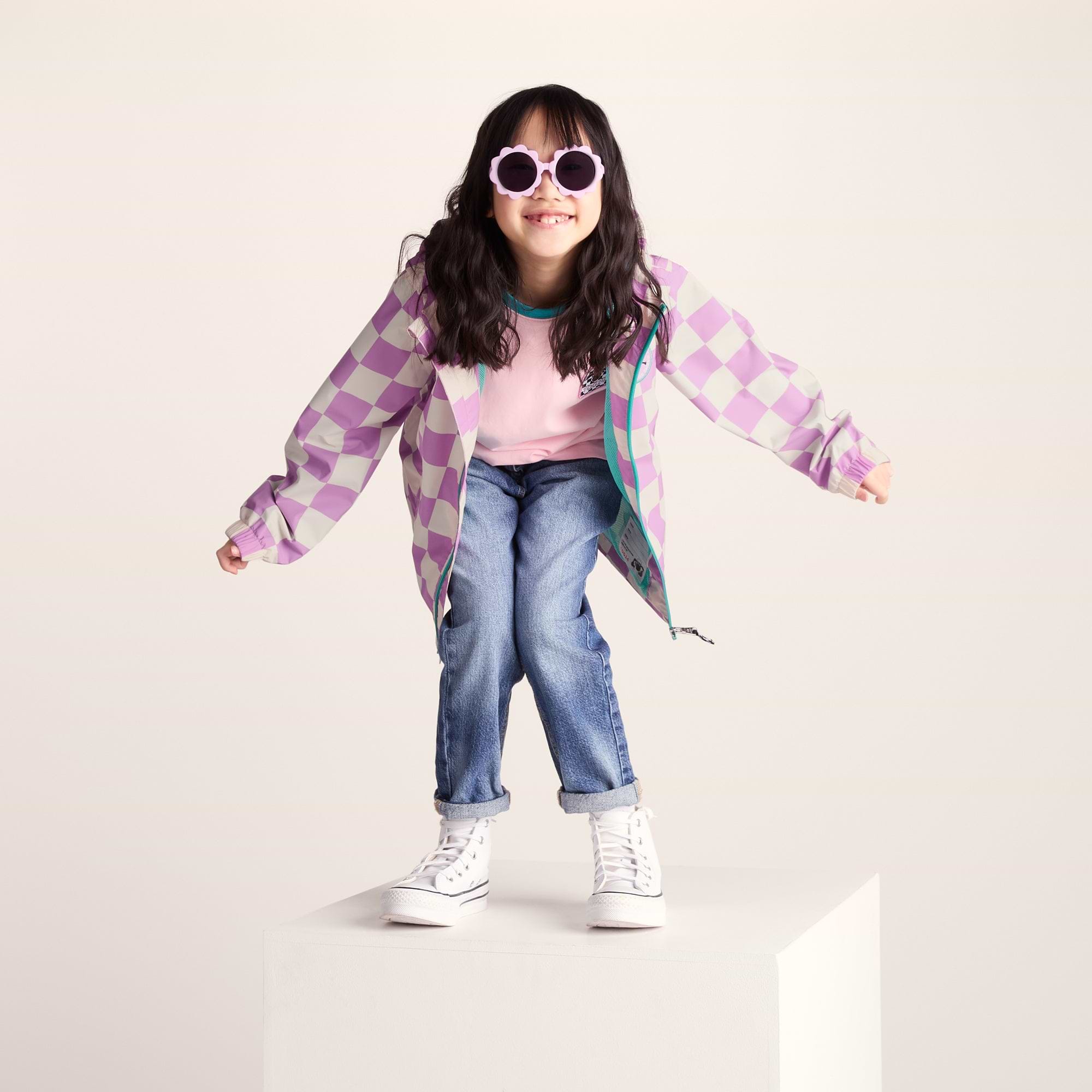 Cohampshire Kids Shaun the Sheep Waterproof Jacket - Lilac Haze