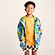 Lime Cloud Print