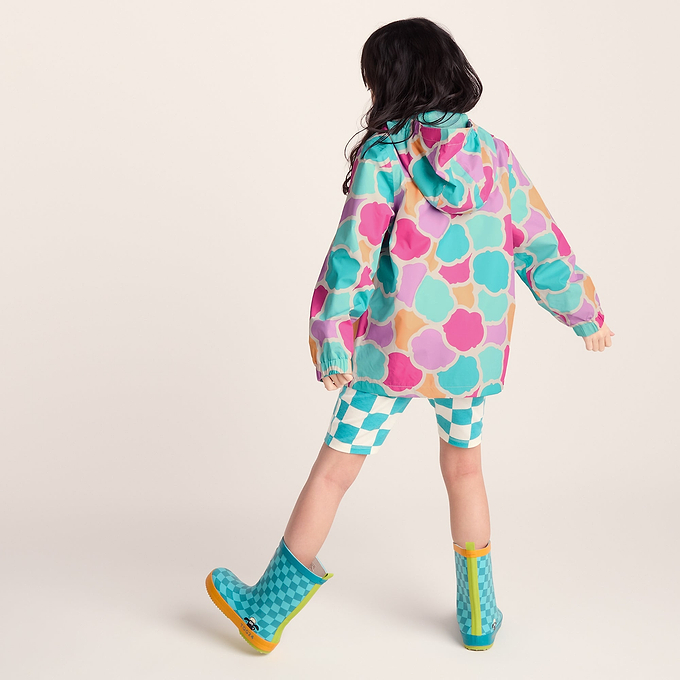 Cohampshire Kids Shaun the Sheep Waterproof Jacket - Pink Cloud Print